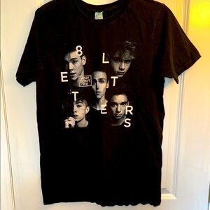 Pacifica Black Short Sleeve Tee Artistic Graphic Band Tee from Why Don’t We